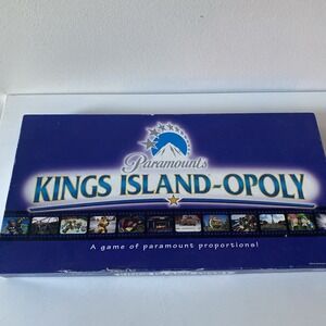 Paramount's Kings Island-Opoly Board Game  Complete (Monopoly KO)